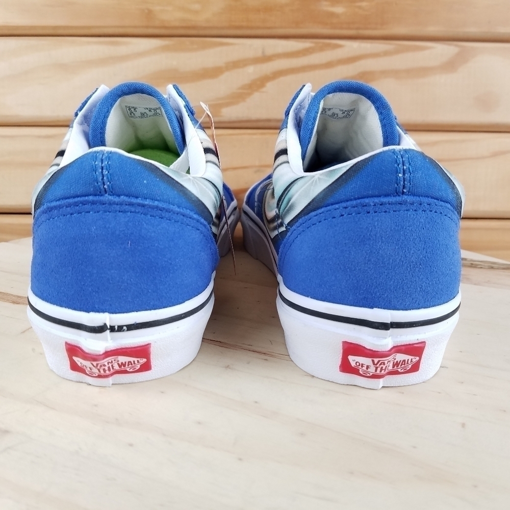 Vans Unisex Off The Wall 508731 Blue Casual Sneakers Shoes Size M6.5 W8 NEW - Picture 3 of 11